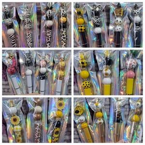 my Beadable Pens 5/$45 ..handmade..back 2 School Sale..